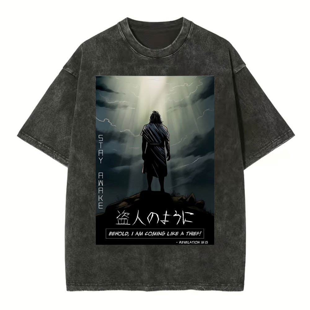 Stay Awake Chirstian Washed T-Shirt