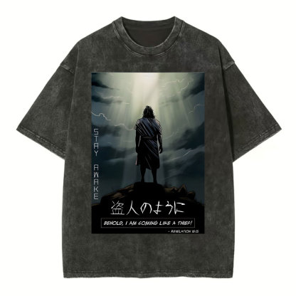 Stay Awake Chirstian Washed T-Shirt