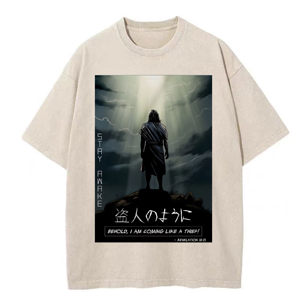 Stay Awake Chirstian Washed T-Shirt