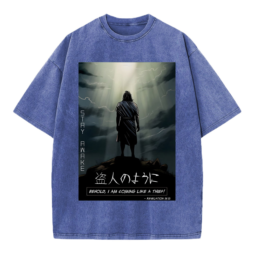 Stay Awake Chirstian Washed T-Shirt