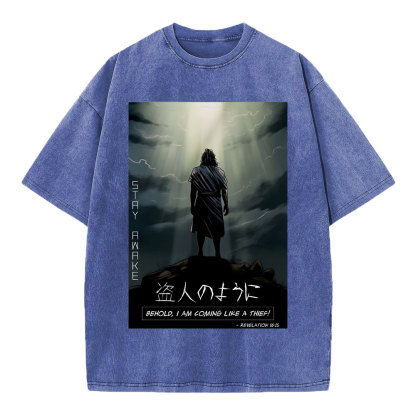 Stay Awake Chirstian Washed T-Shirt