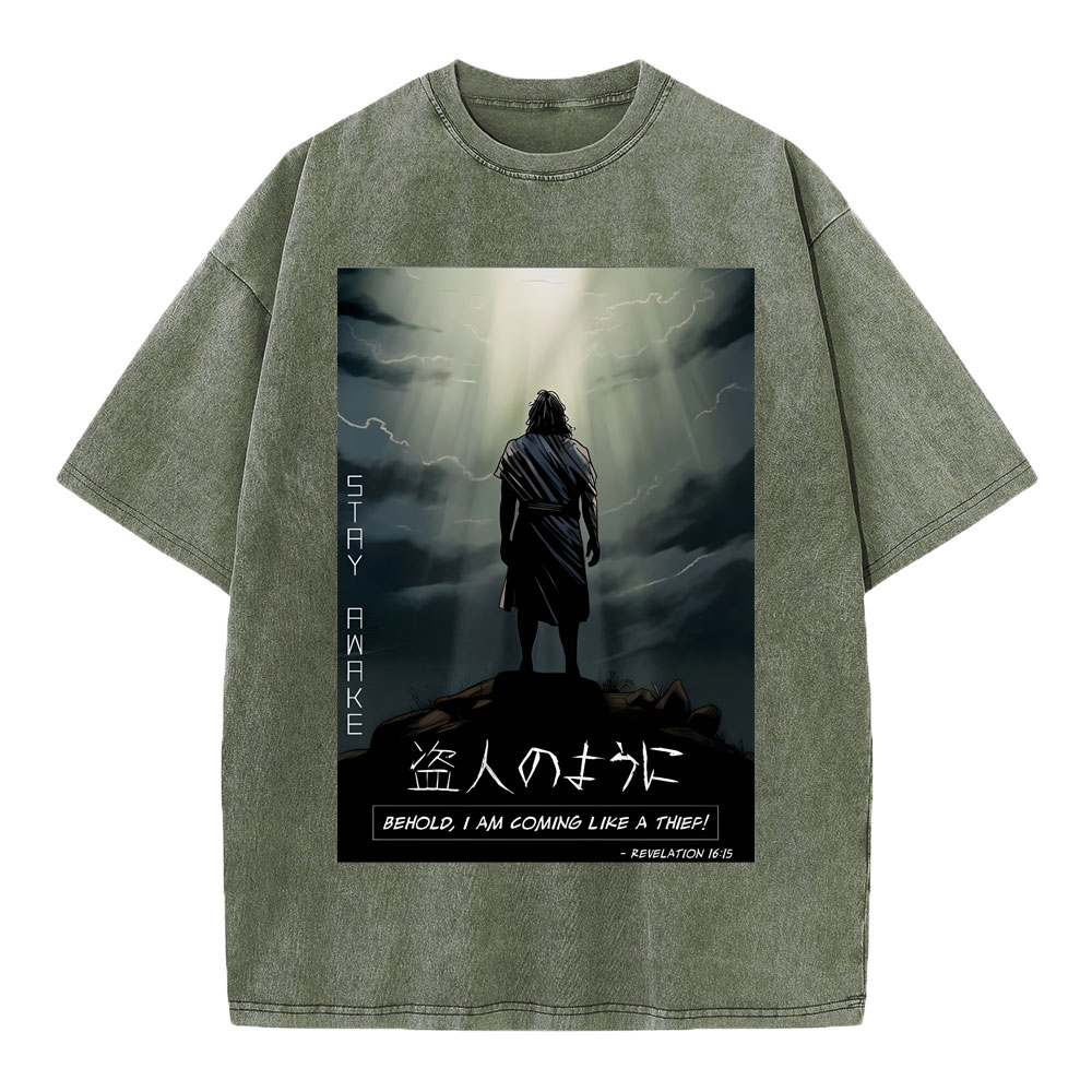 Stay Awake Chirstian Washed T-Shirt