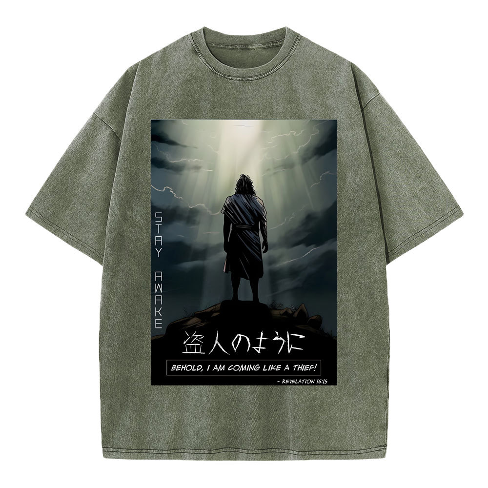 Stay Awake Chirstian Washed T-Shirt