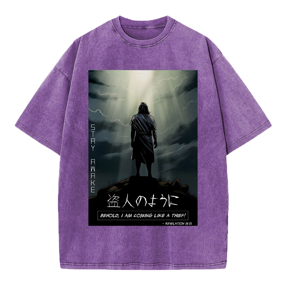 Stay Awake Chirstian Washed T-Shirt