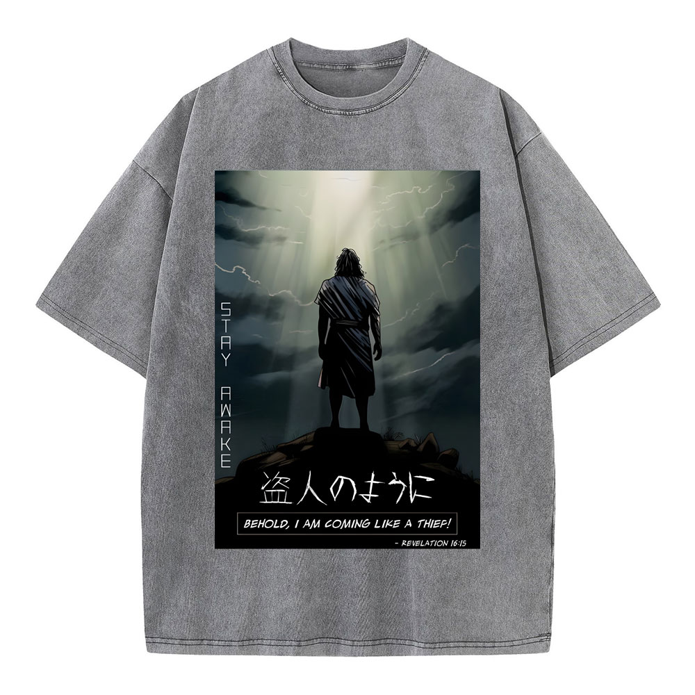 Stay Awake Chirstian Washed T-Shirt