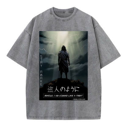 Stay Awake Chirstian Washed T-Shirt