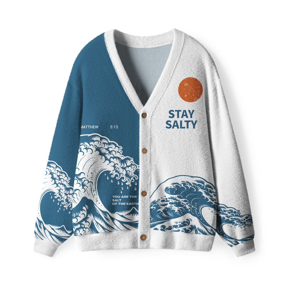 Stay Salty Christian Lightweight Cardigan
