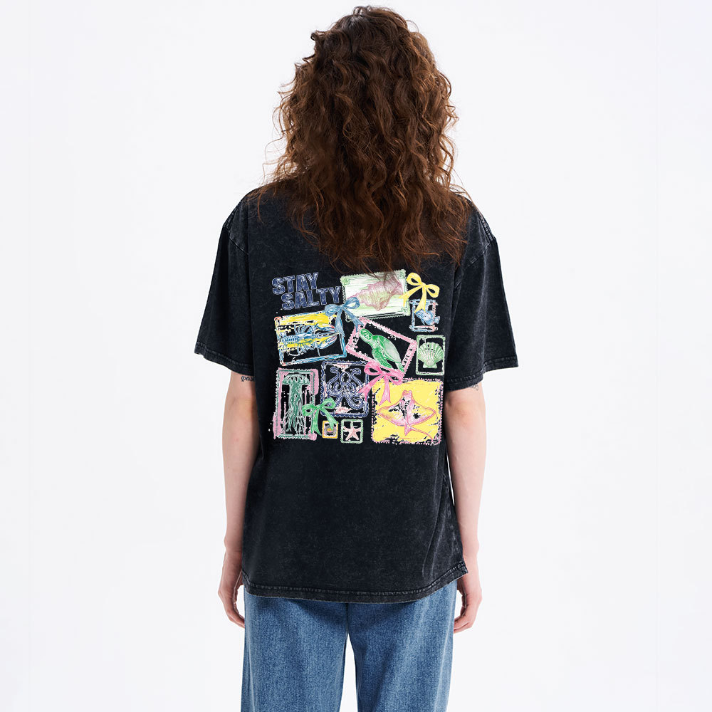 Stay Salty Christian Washed T-Shirt