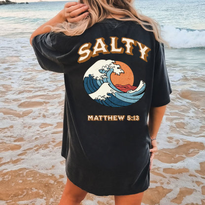 Stay Salty Christian Washed T-Shirt