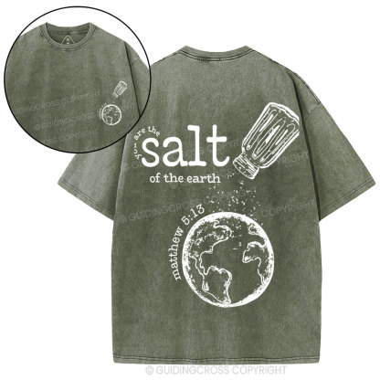 Stay Salty Christian Washed T-Shirt
