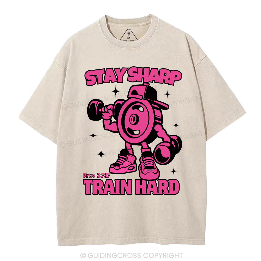 Stay Sharp Christian Washed T-Shirt