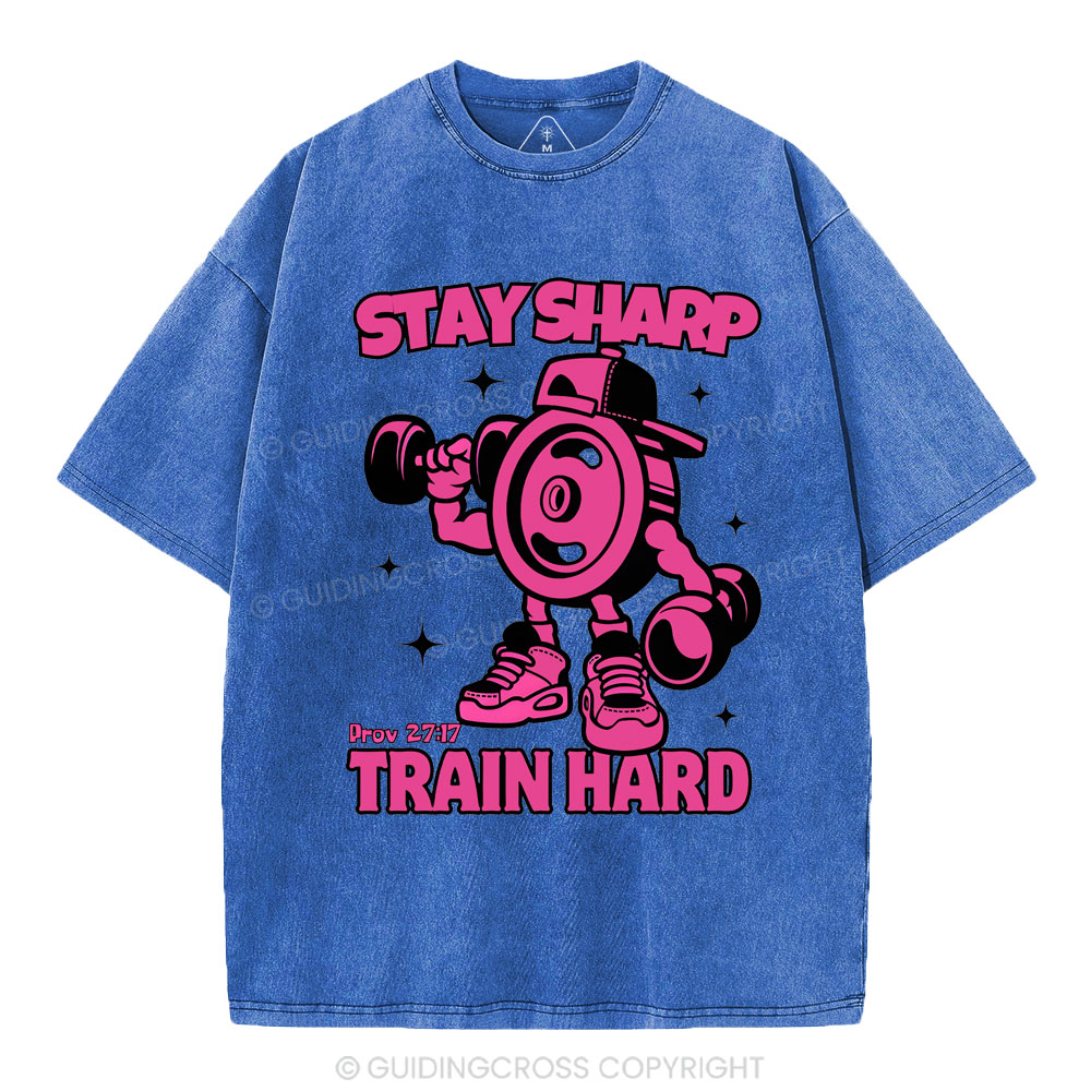 Stay Sharp Christian Washed T-Shirt