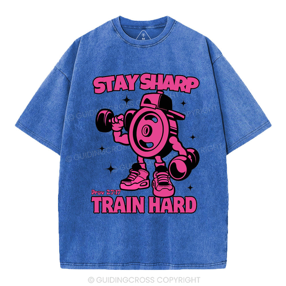 Stay Sharp Christian Washed T-Shirt