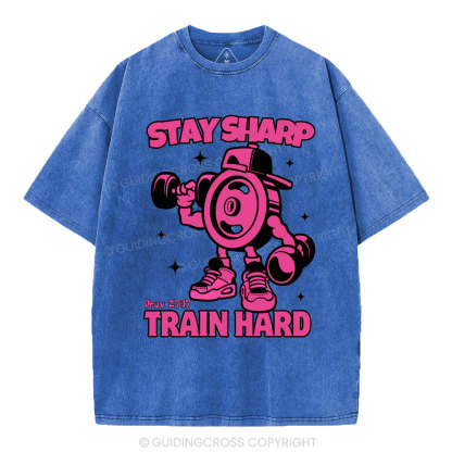Stay Sharp Christian Washed T-Shirt