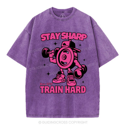 Stay Sharp Christian Washed T-Shirt