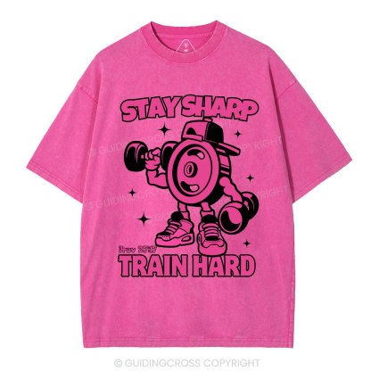 Stay Sharp Christian Washed T-Shirt