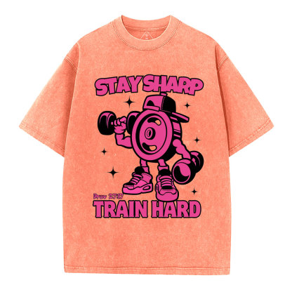 Stay Sharp Christian Washed T-Shirt