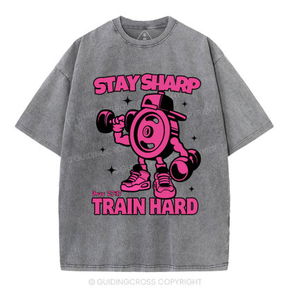 Stay Sharp Christian Washed T-Shirt