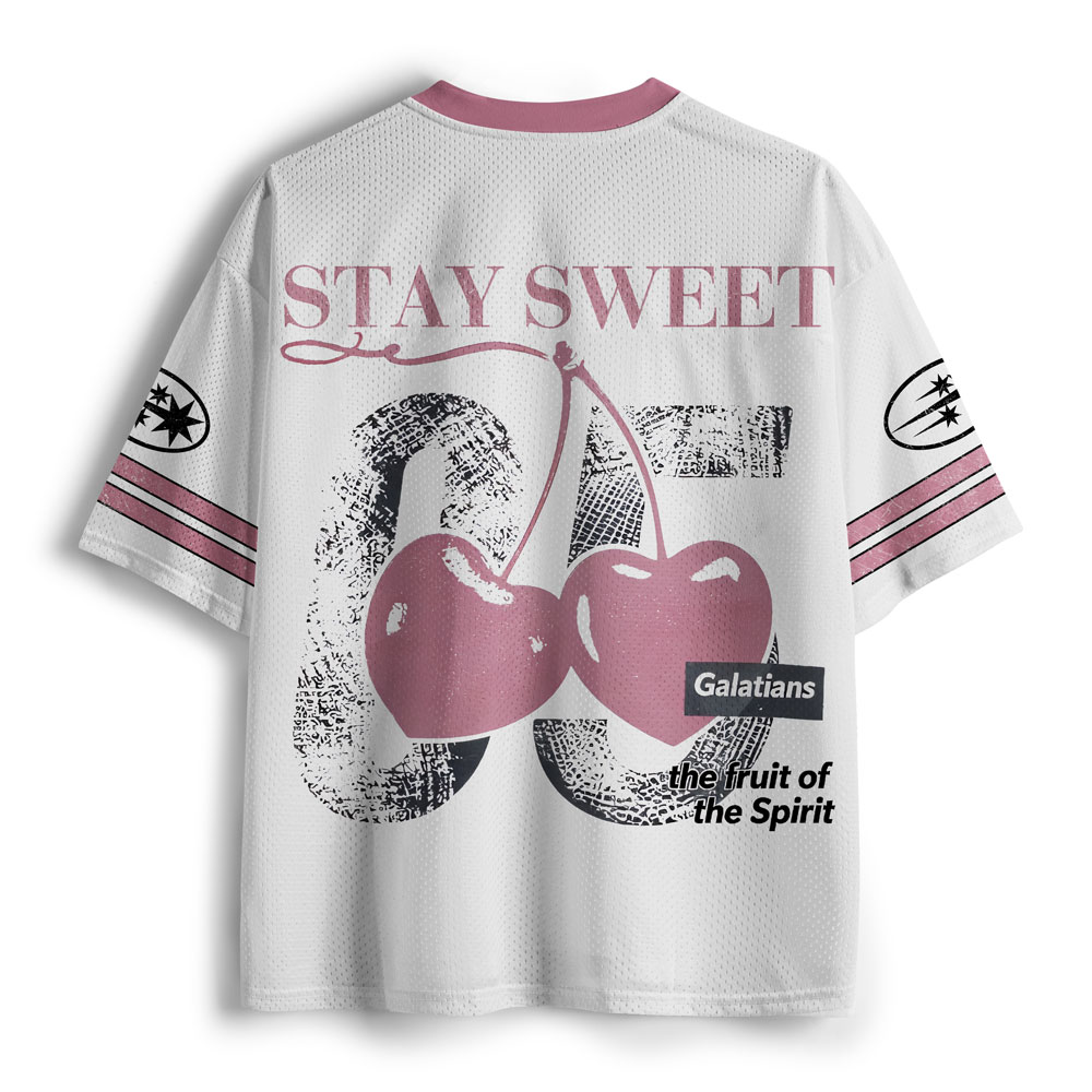 Stay Sweet Christian Mesh Jersey