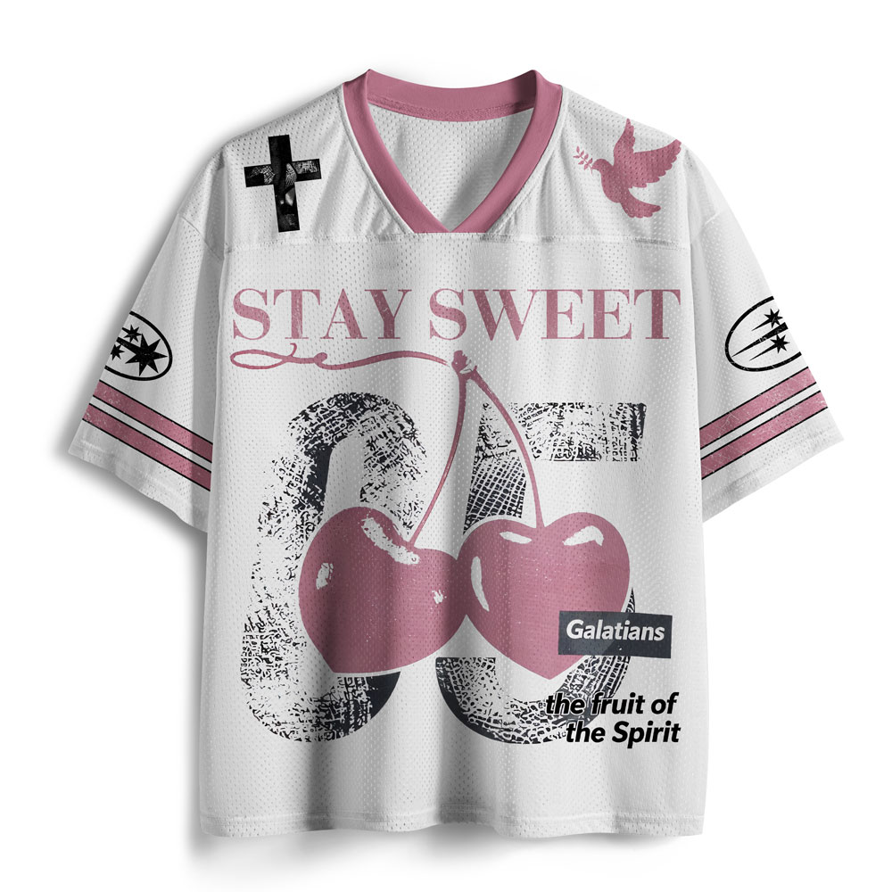 Stay Sweet Christian Mesh Jersey