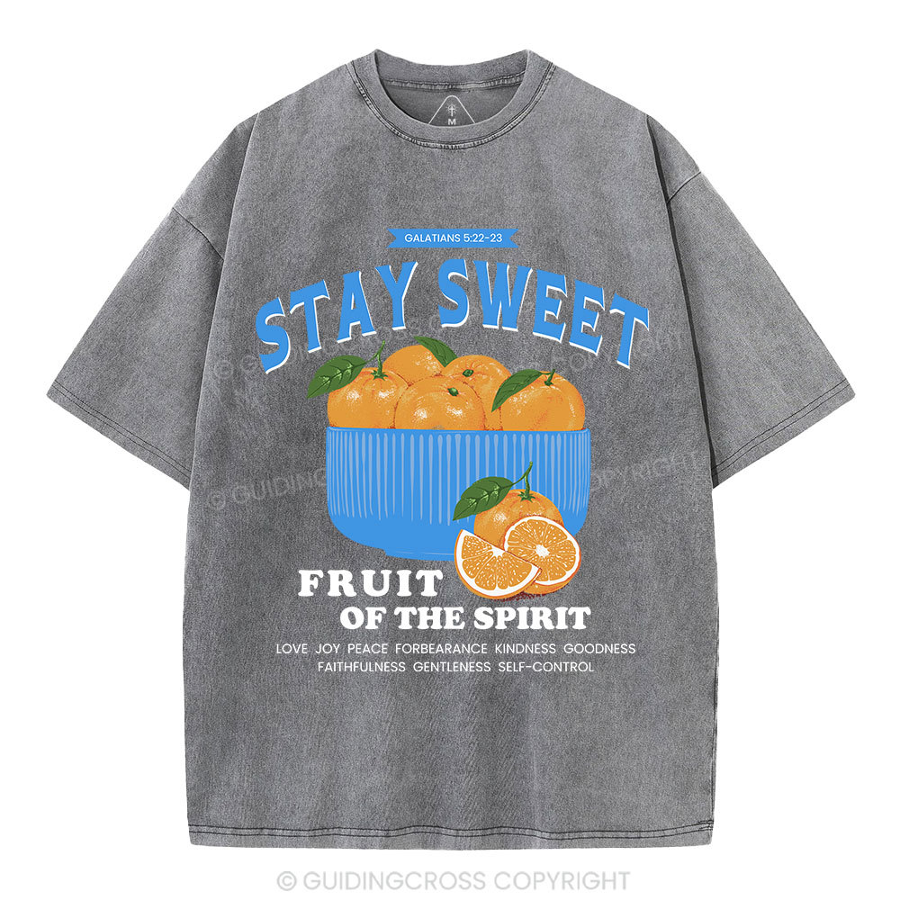 Stay Sweet Christian Washed T-Shirt