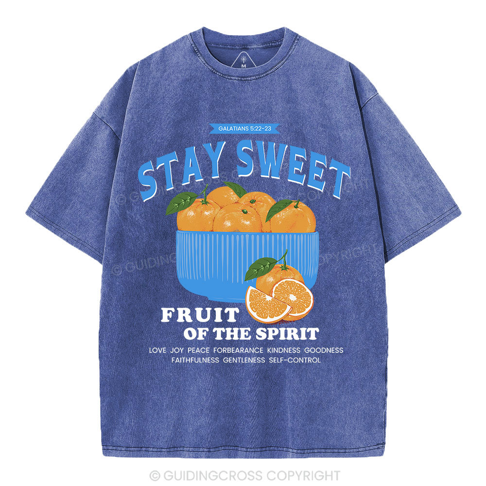 Stay Sweet Christian Washed T-Shirt