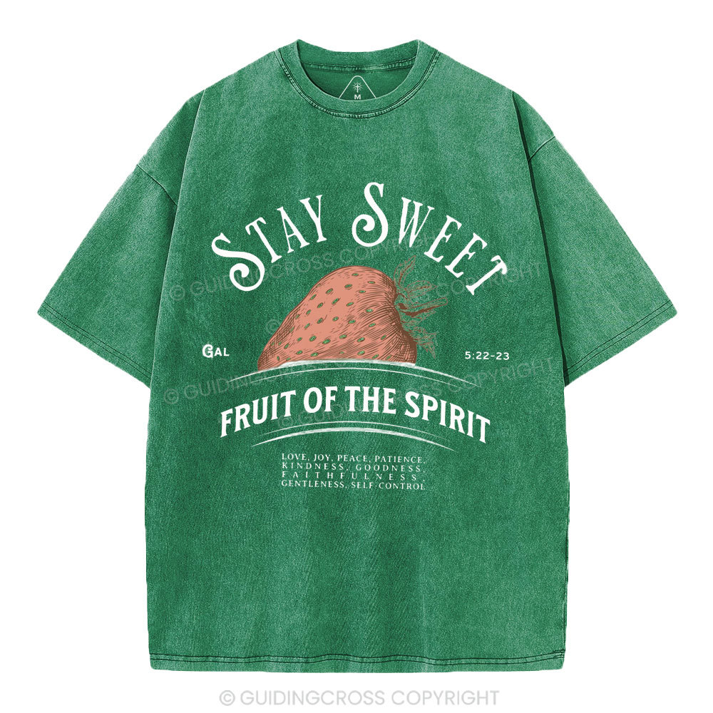 Stay Sweet Christian Washed T-Shirt
