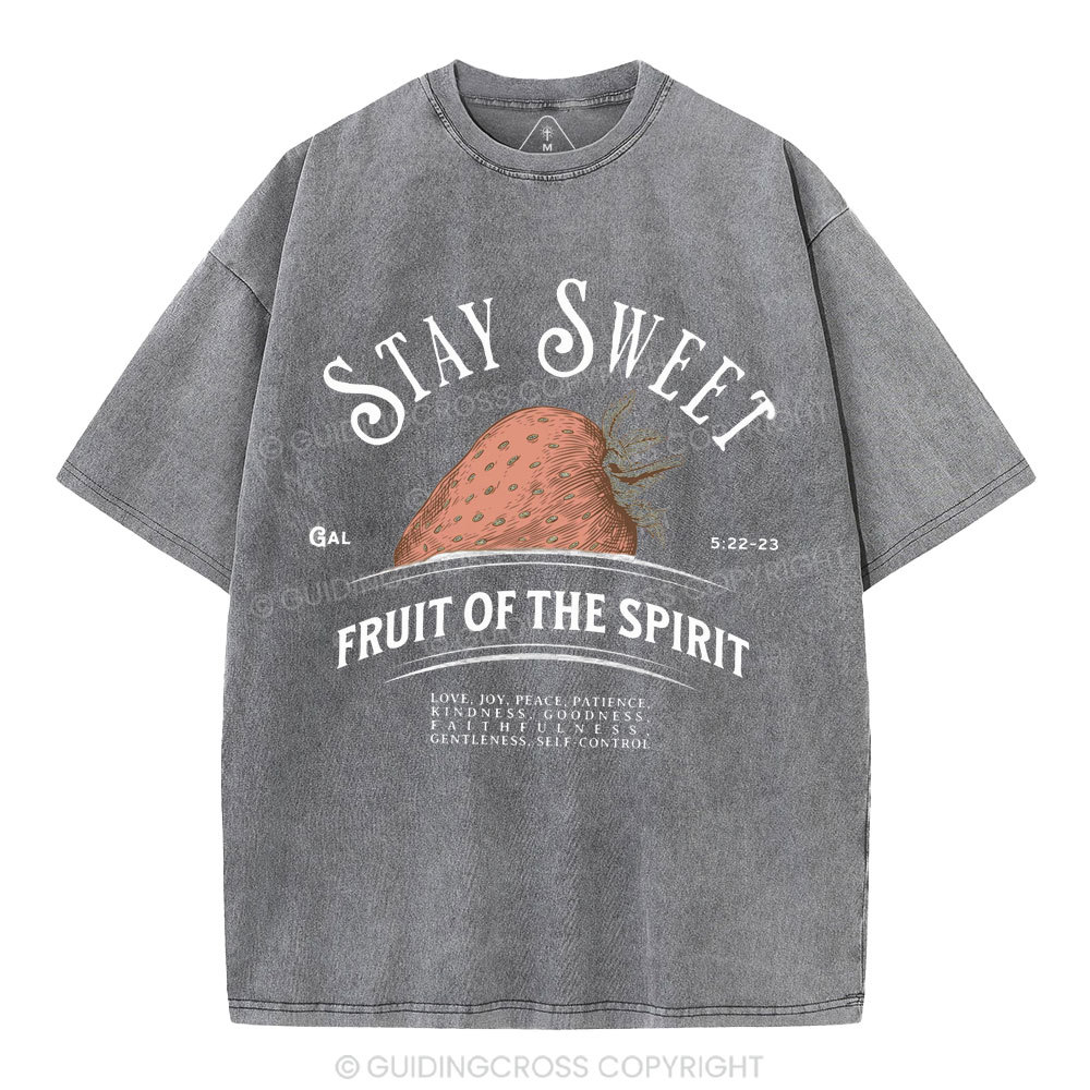 Stay Sweet Christian Washed T-Shirt