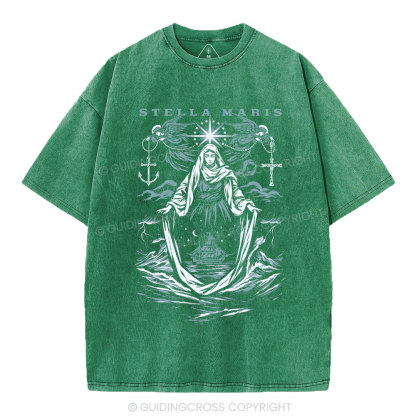 Stella Maris Christian Washed T-Shirt