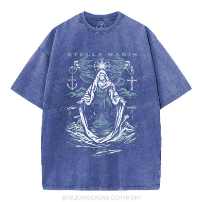 Stella Maris Christian Washed T-Shirt