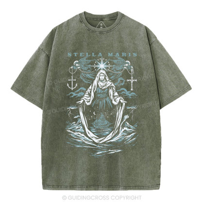 Stella Maris Christian Washed T-Shirt