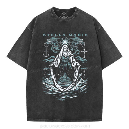 Stella Maris Christian Washed T-Shirt
