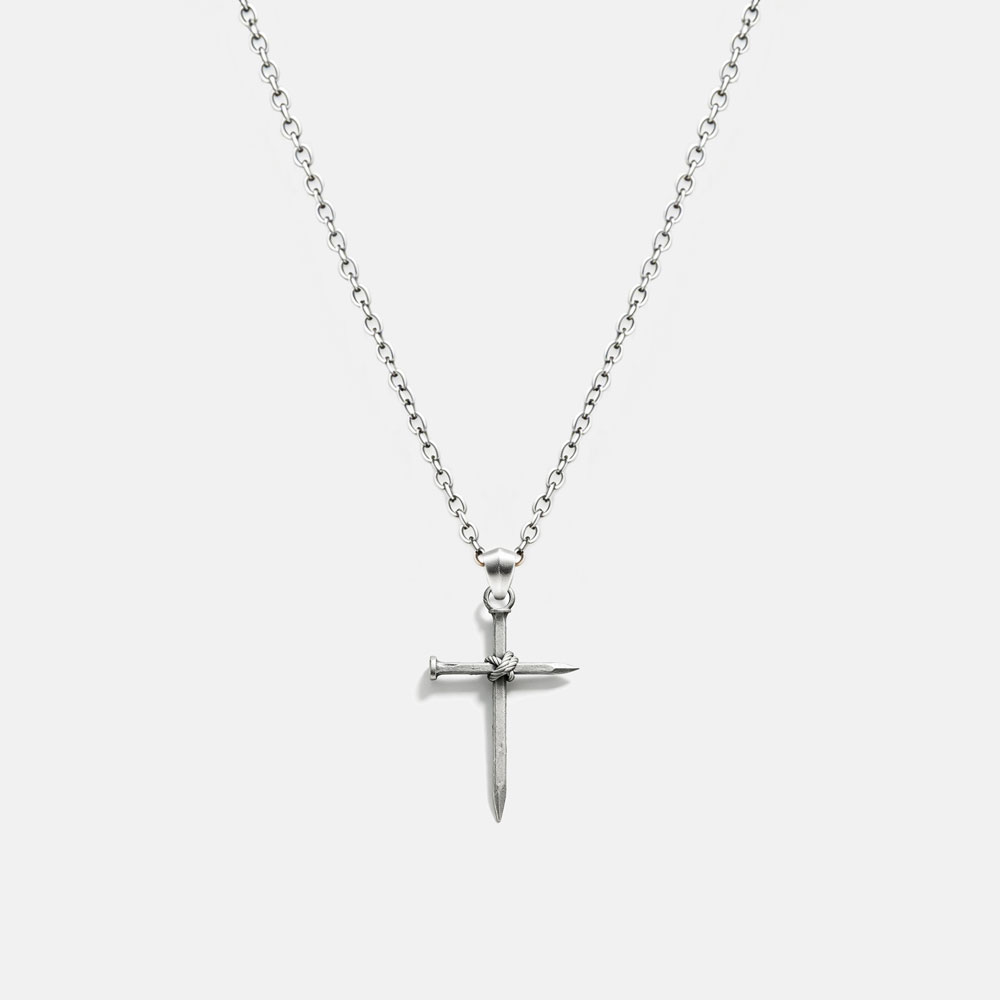 Sting Cross Christian 925 Sterling Silver Necklace