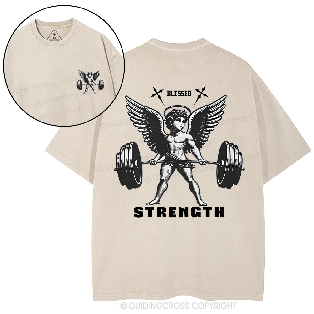 Strength Christian Washed T-Shirt
