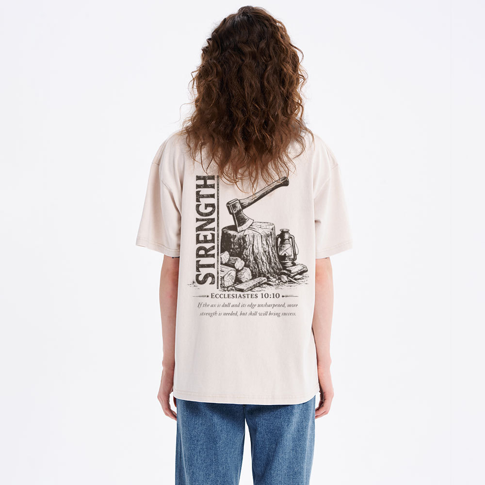 Strength Christian Washed T-Shirt