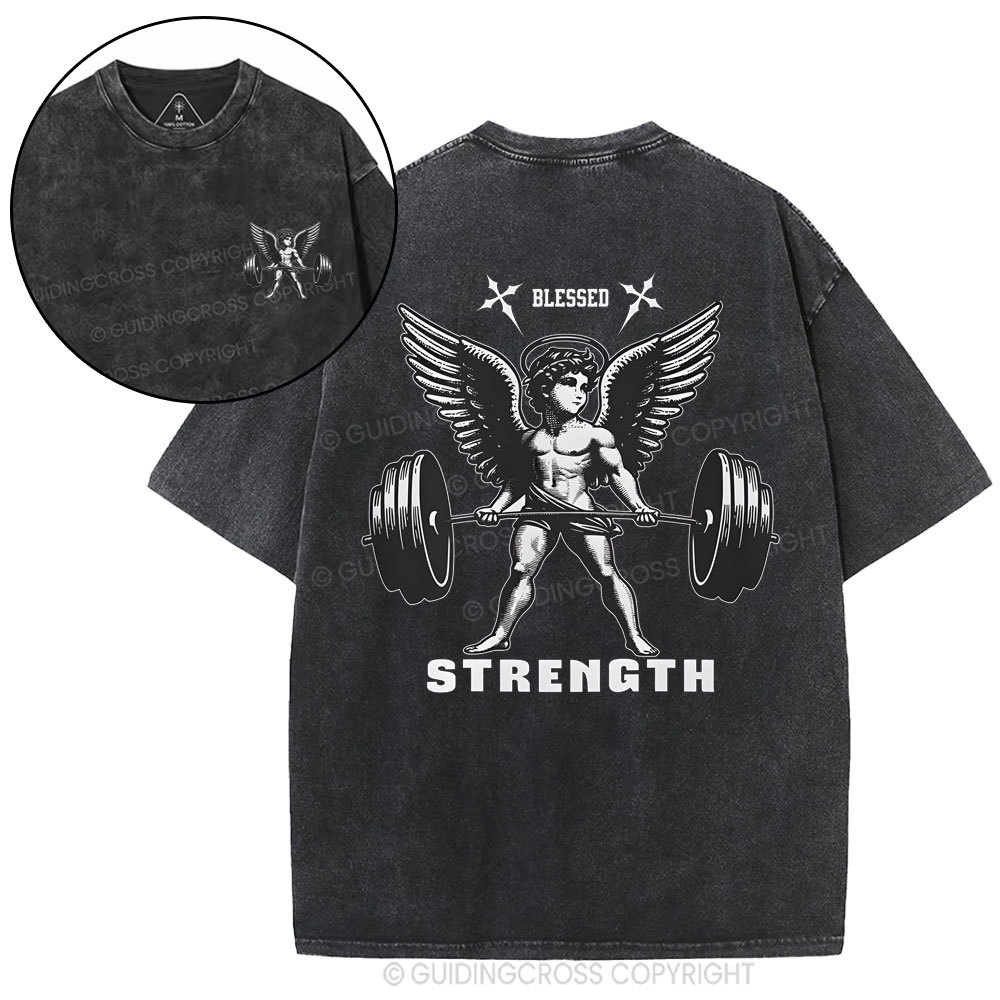 Strength Christian Washed T-Shirt