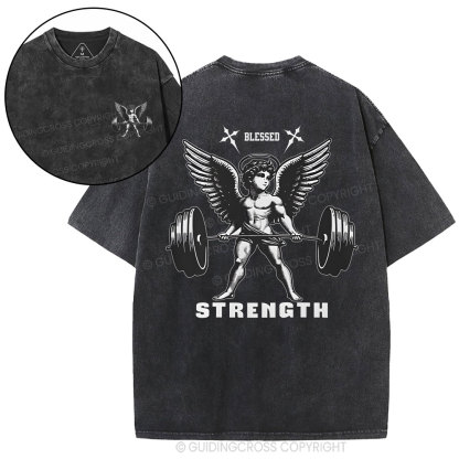 Strength Christian Washed T-Shirt