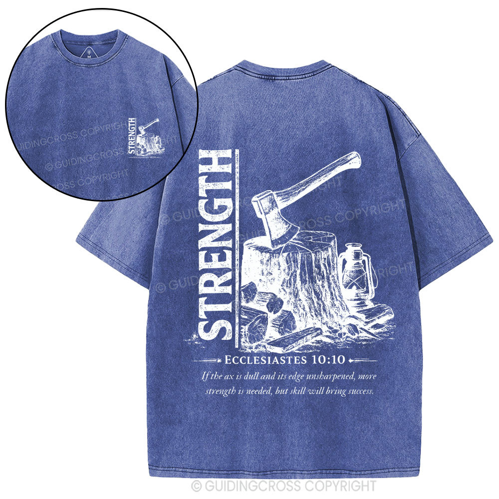 Strength Christian Washed T-Shirt