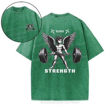 Strength Christian Washed T-Shirt