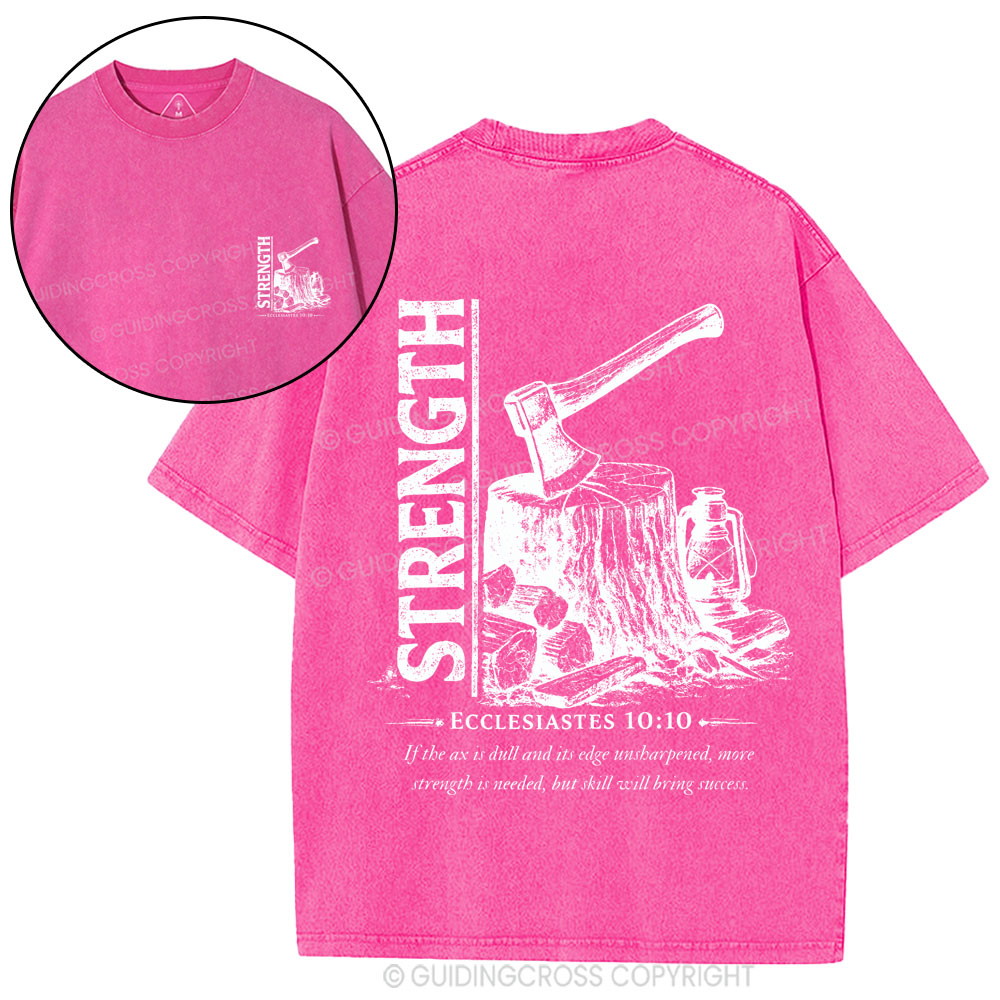 Strength Christian Washed T-Shirt