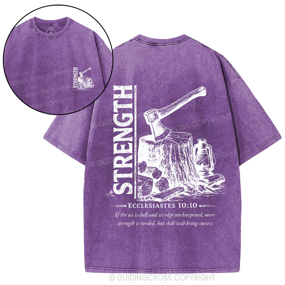 Strength Christian Washed T-Shirt