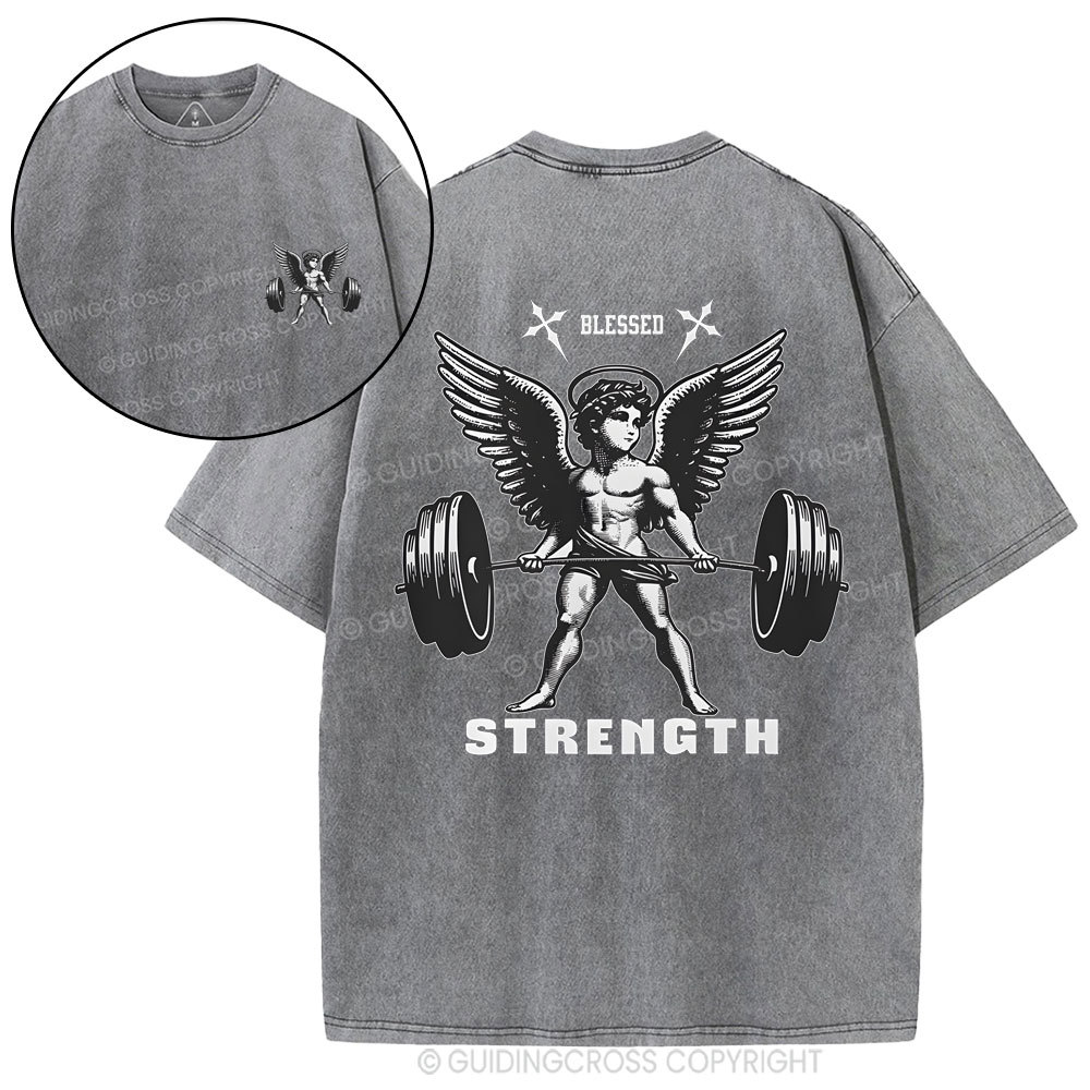 Strength Christian Washed T-Shirt