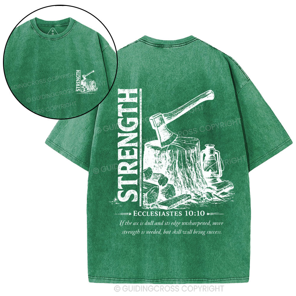 Strength Christian Washed T-Shirt