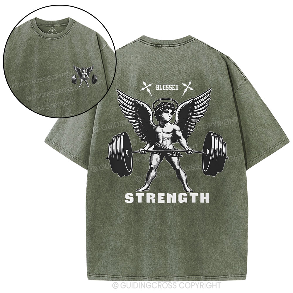 Strength Christian Washed T-Shirt