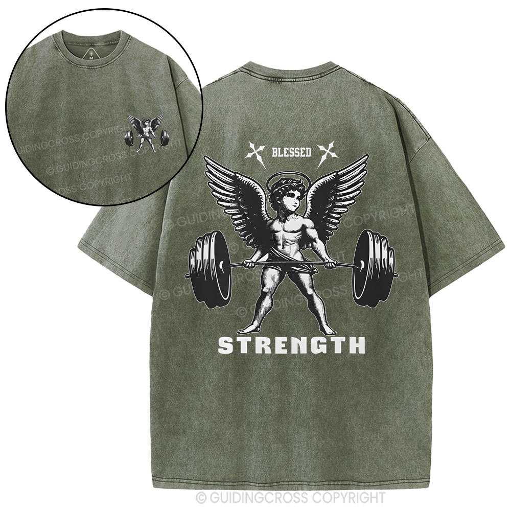 Strength Christian Washed T-Shirt