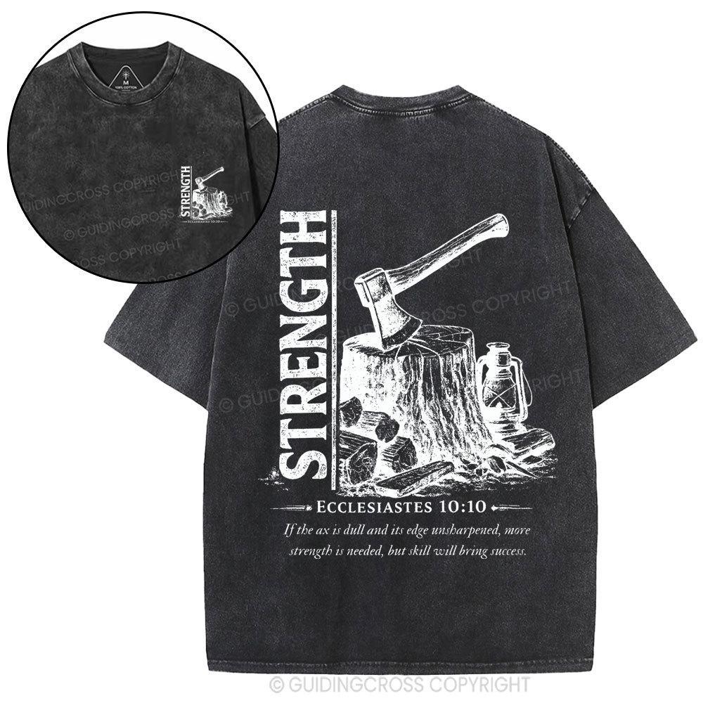 Strength Christian Washed T-Shirt