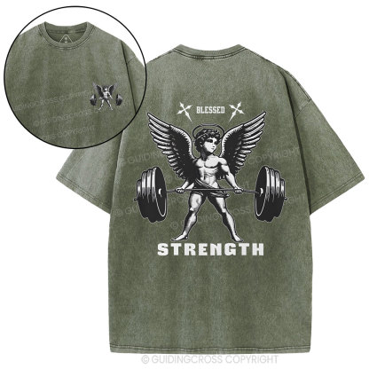Strength Christian Washed T-Shirt