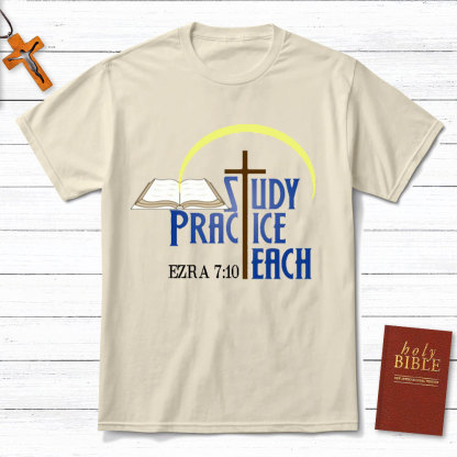 Study Practice Teach Christian T-Shirt