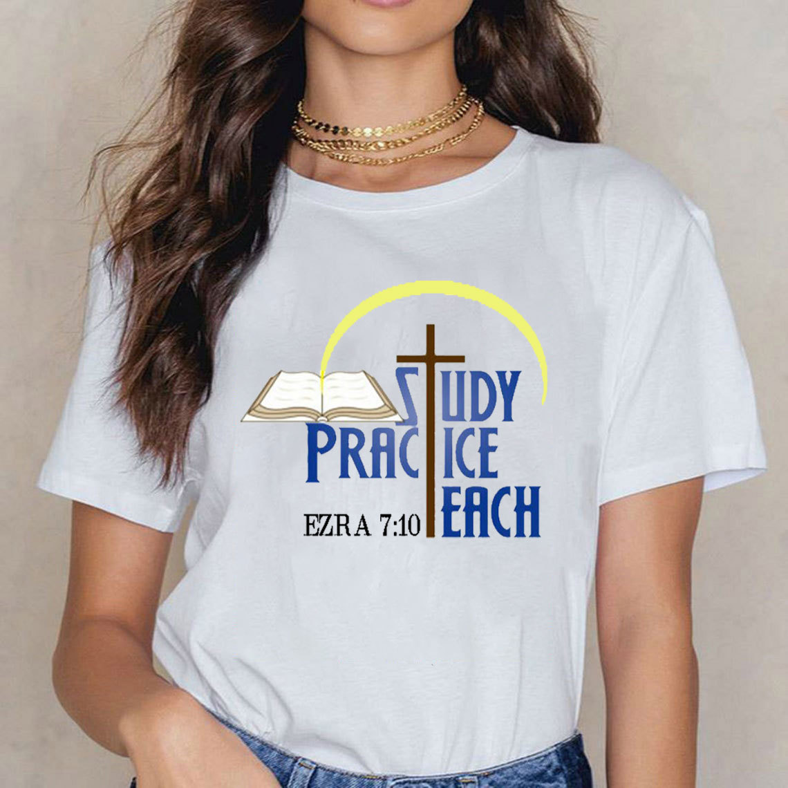 Study Practice Teach Christian T-Shirt