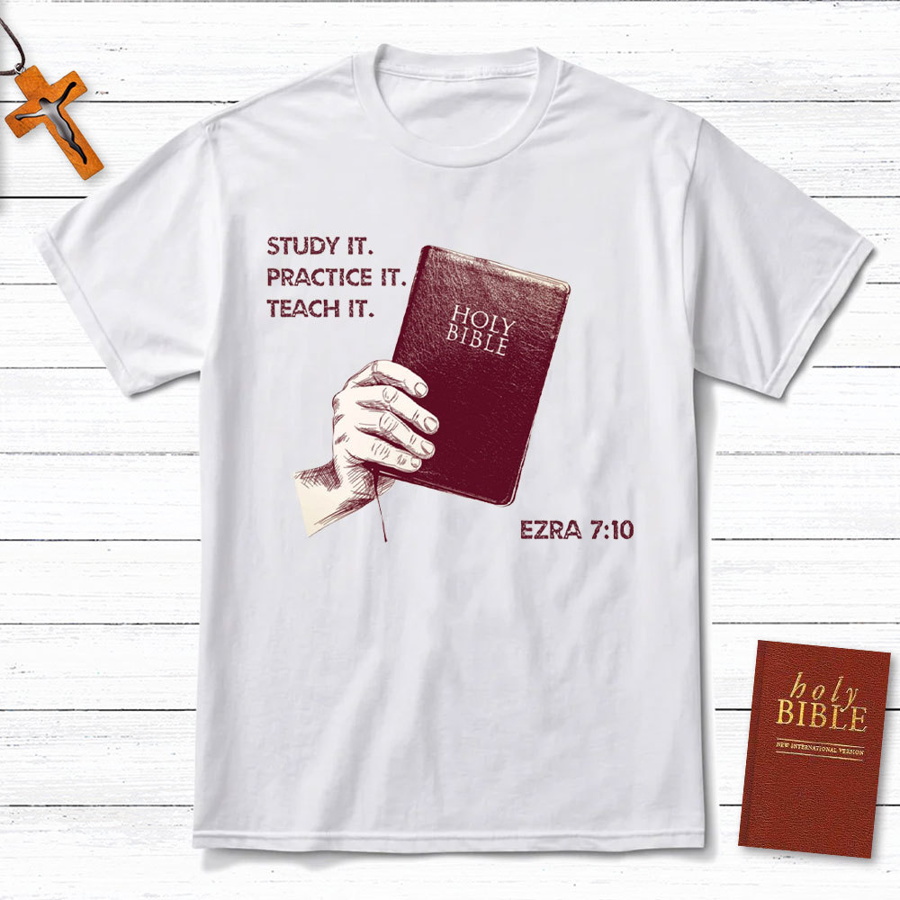 Study The Holy Bible Christian T-Shirt